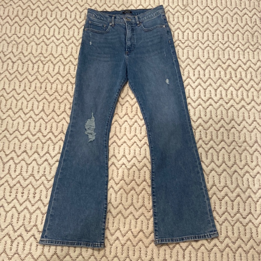 Express wide legged jeans
